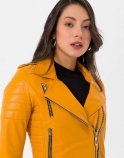 Cora Leather Jacket - image 2 of 6 in carousel